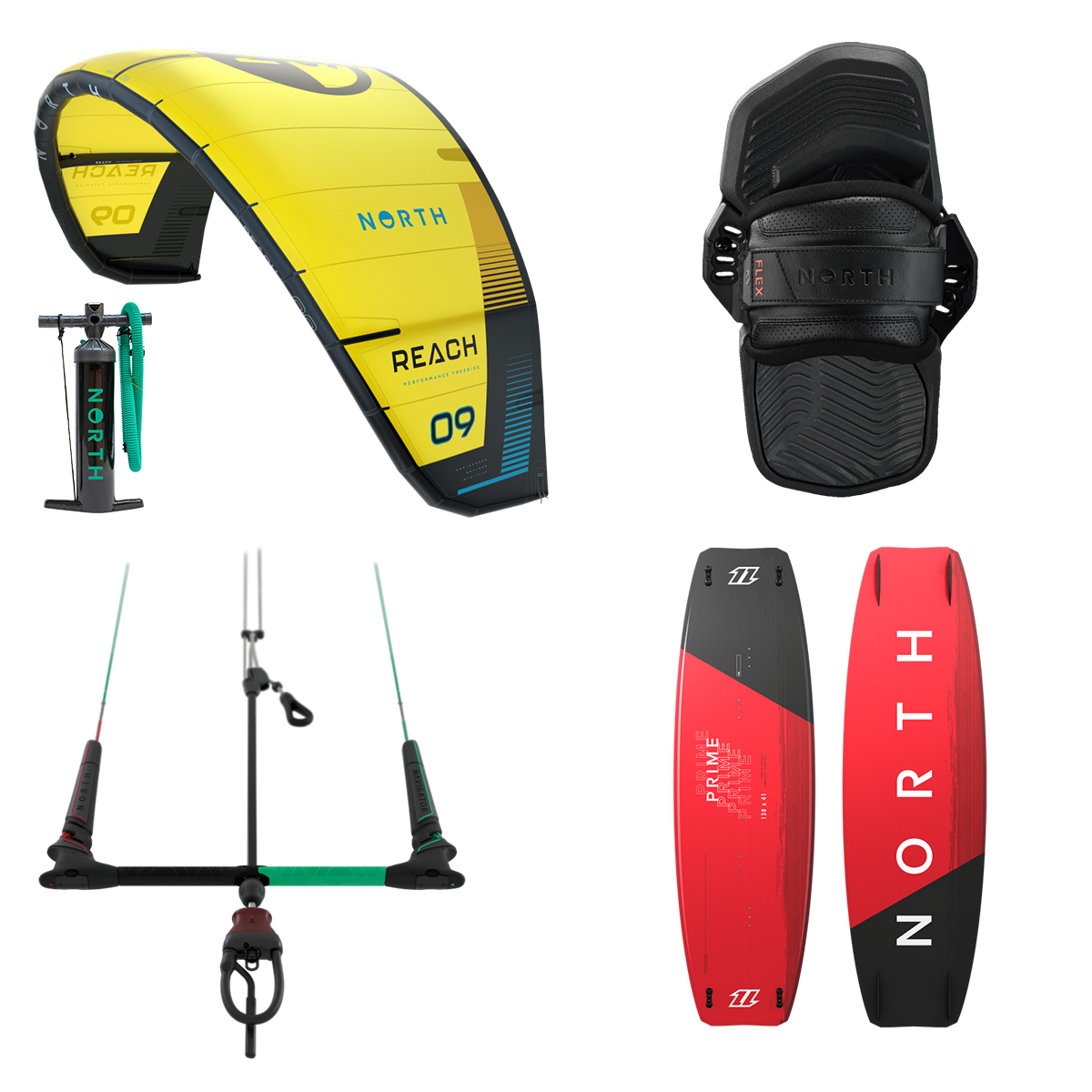 North Kiteboarding Reach 2022 Kiteset SHAKA Kitesurfing SHAKA