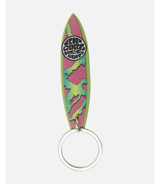 Rip Curl Surfboard Keyring - Green/Pink/White