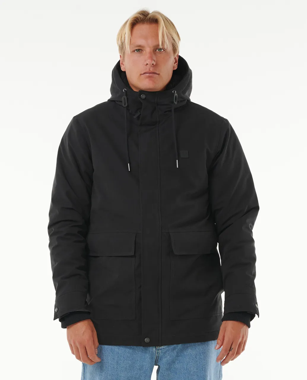 Rip Curl Anti Series Exit 5K 5K Jacket Black Shaka Kitesurfing SHAKA