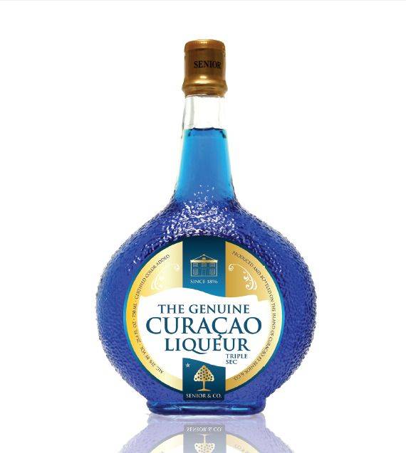 Blij vrije tijd Jane Austen Curacao Liqueur Blue 750ml - Curacao Liqueur by Senior&Co