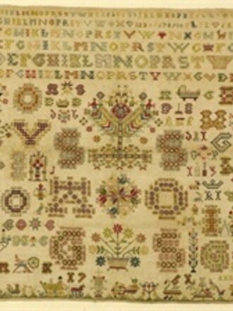 Patroon merklap 1761 Geeske Zuidema