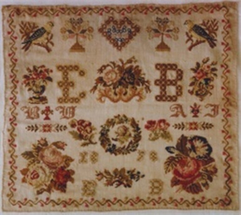 Borduurlap 1858