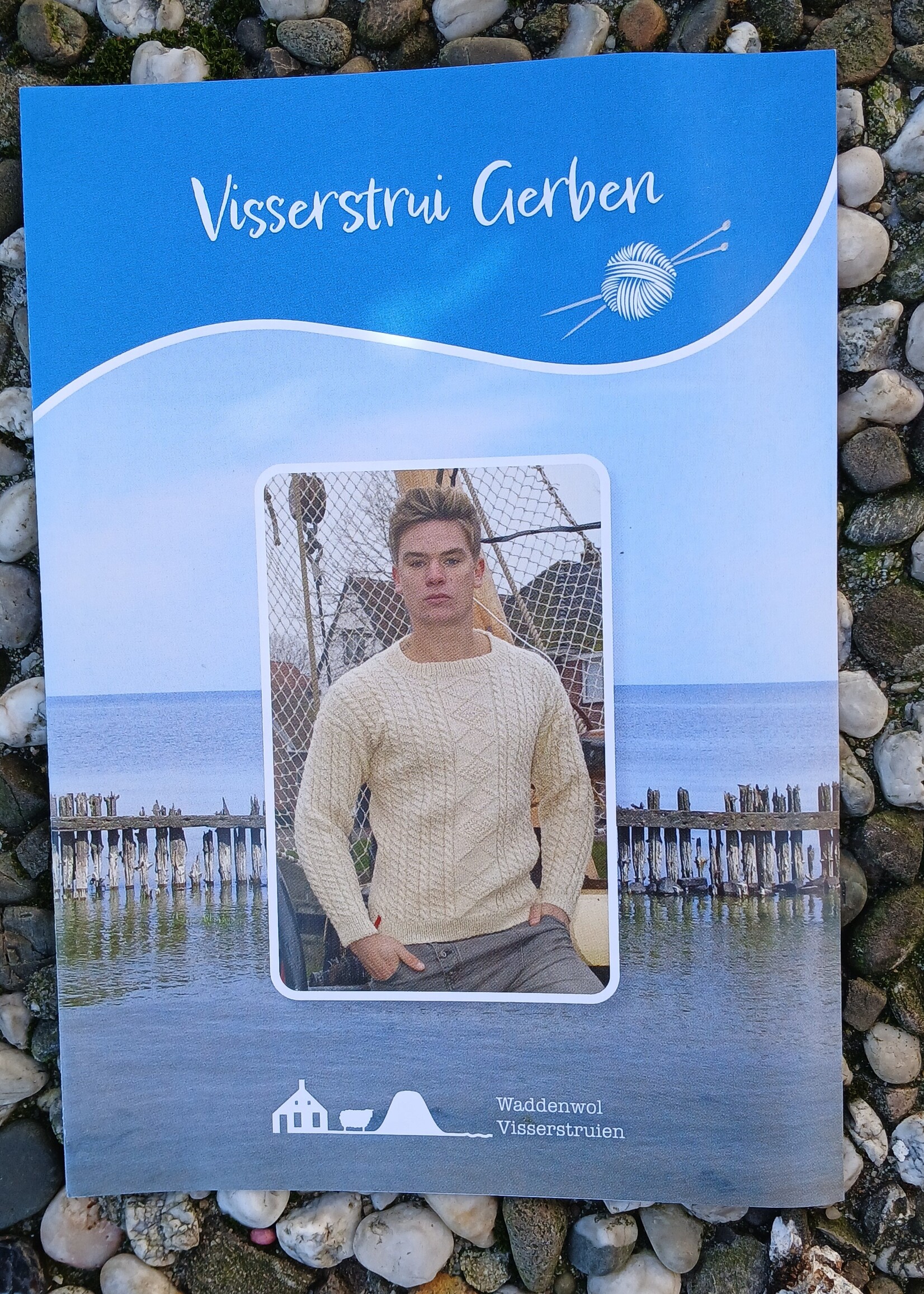 Knitting patern fisherman’s jumper Gerben from Moddergat