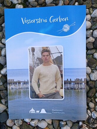 Breipatroon visserstrui Gerben uit Moddergat Breipatroon visserstrui Gerben uit Moddergat