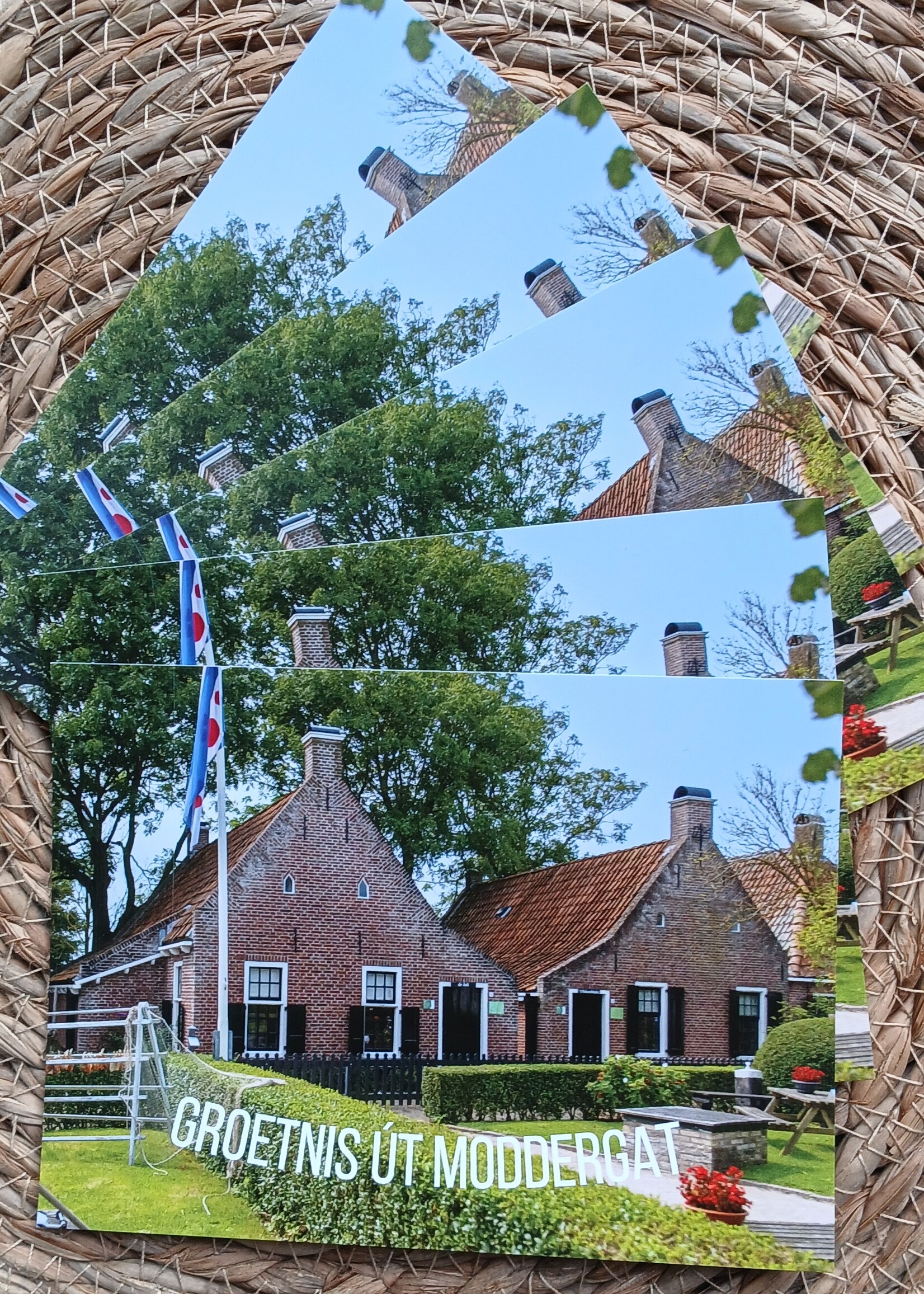 2 Kaarten Moddergat Friese tekst