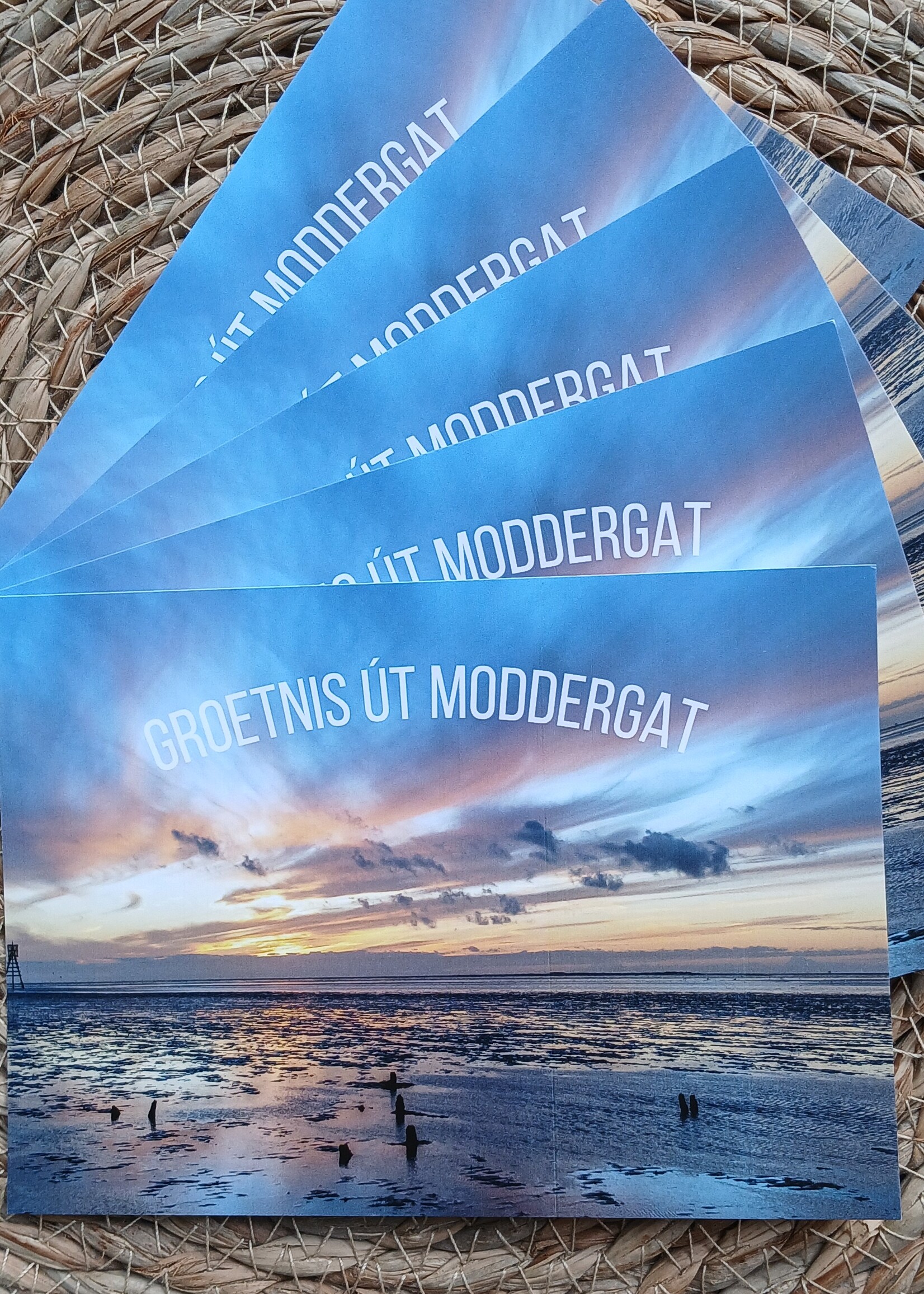 2 Kaarten Moddergat Friese tekst
