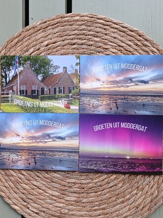 4 Postcards Moddergat