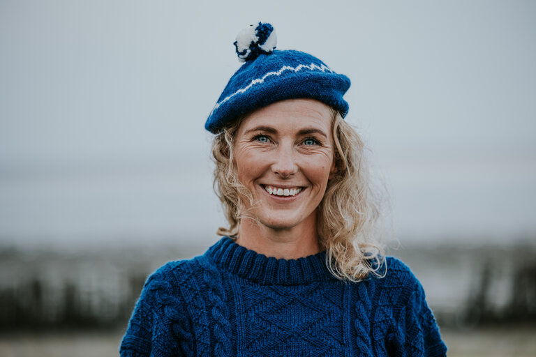 Vissersmuts donkerblauw