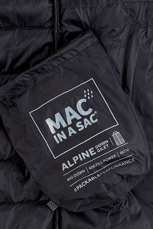 Mac in a Sac ALPINE Dons bodywarmer - Black - Men