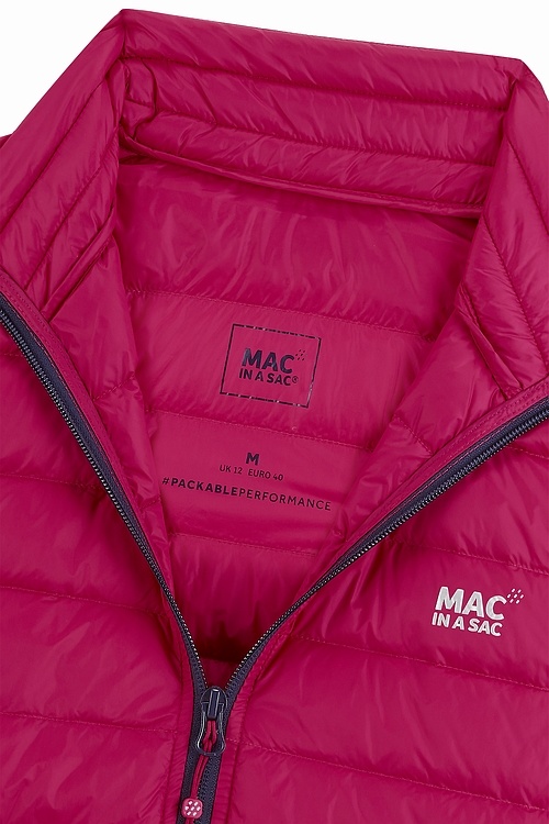 Mac in a Sac ALPINE Dons bodywarmer - Fuchsia - Woman