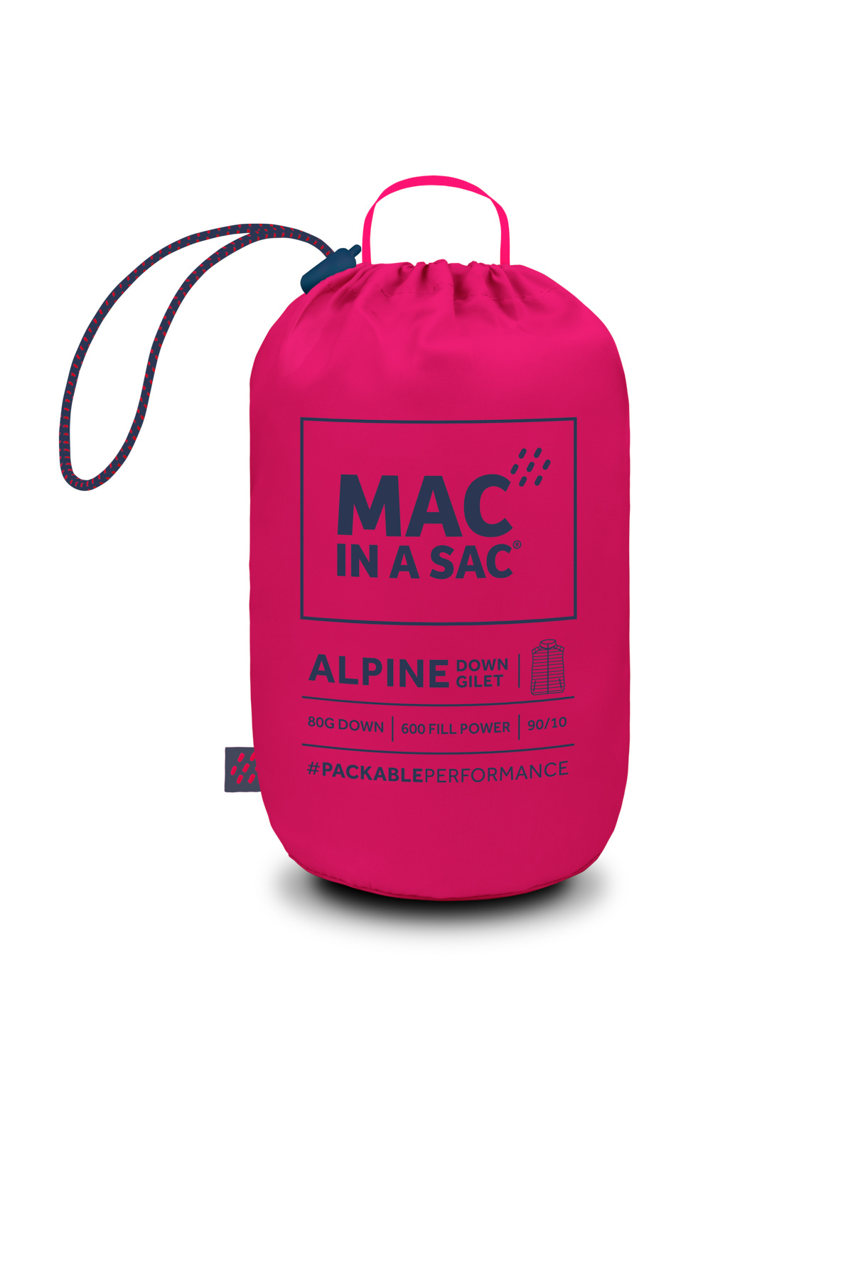 Mac in a Sac ALPINE Dons bodywarmer - Fuchsia - Woman