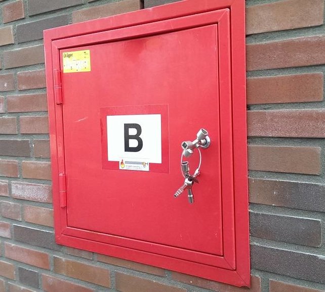 Paalsleutel multikey brandweer