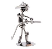 Brandweerbeeld brandweerman met straal