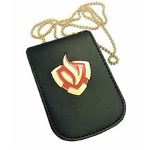 identification holder with chain