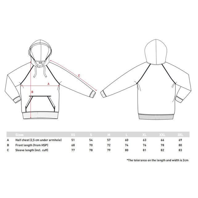 Hooded sweater big logo