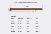 Fire brigade belt black saddle leather Duke & Sons Fire brigade belt black saddle leather Duke & Sons