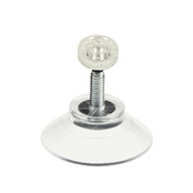 Suction cup with screw thread