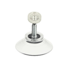 Suction cup with screw thread