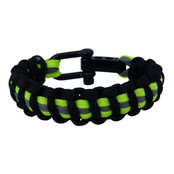 Brandweer armband zwart