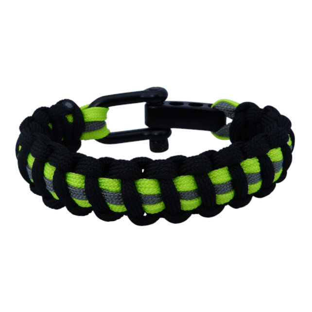 Brandweer armband zwart