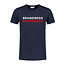 Brandweer T-shirt wit en rood