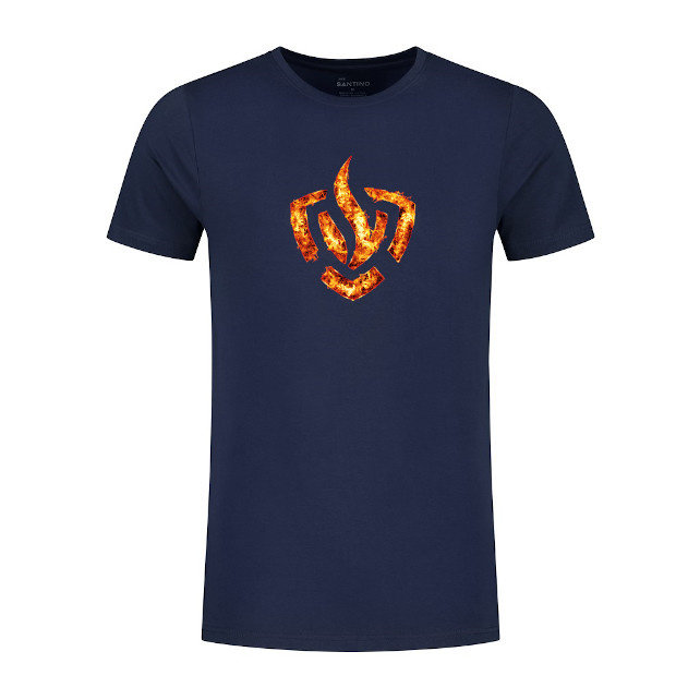 Brandweer t-shirt vlammend logo