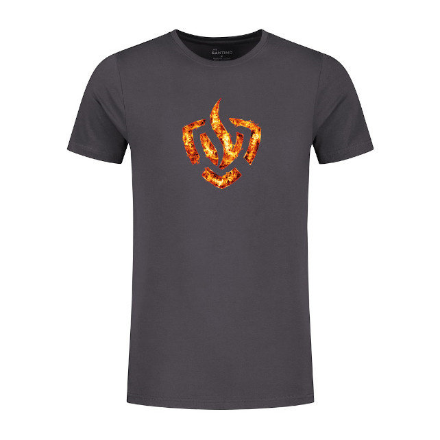 Brandweer t-shirt vlammend logo