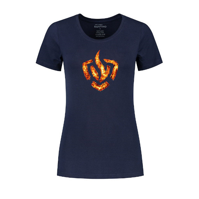 Brandweer t-shirt vlammend logo