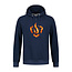 Hooded sweater logo on fire