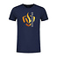 T-shirt goud brandweerlogo