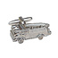 Silver firetruck cufflinks