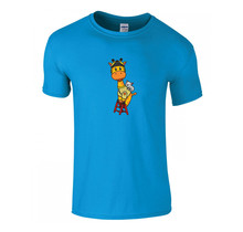 T-shirt child fire brigade giraffe