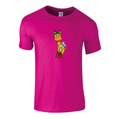 T-shirt child fire brigade giraffe