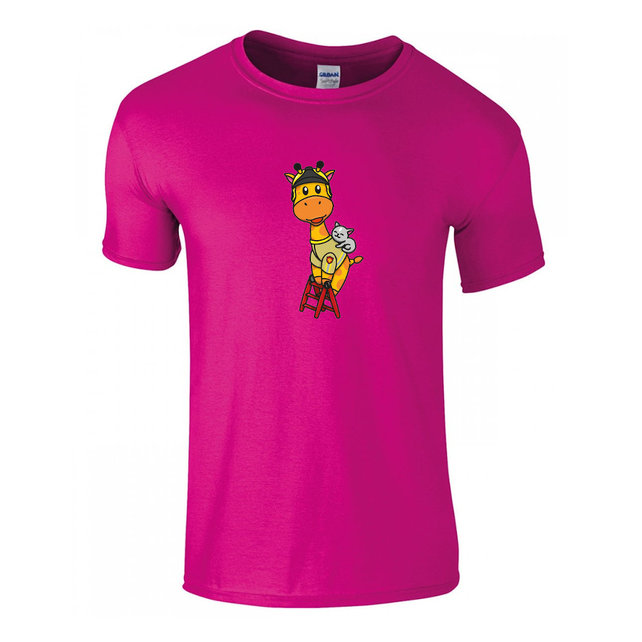 T-shirt kind brandweer giraffe