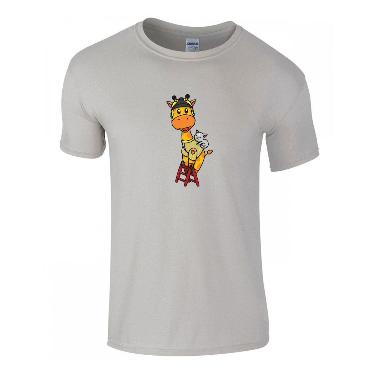 Kinder T-shirt brandweer giraffe brandweer cadeau