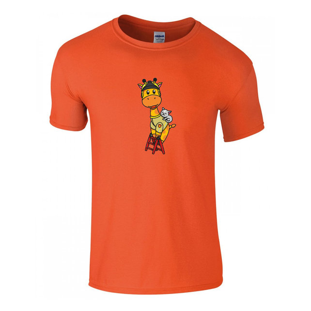 T-shirt kind brandweer giraffe
