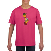 T-shirt child fire brigade giraffe