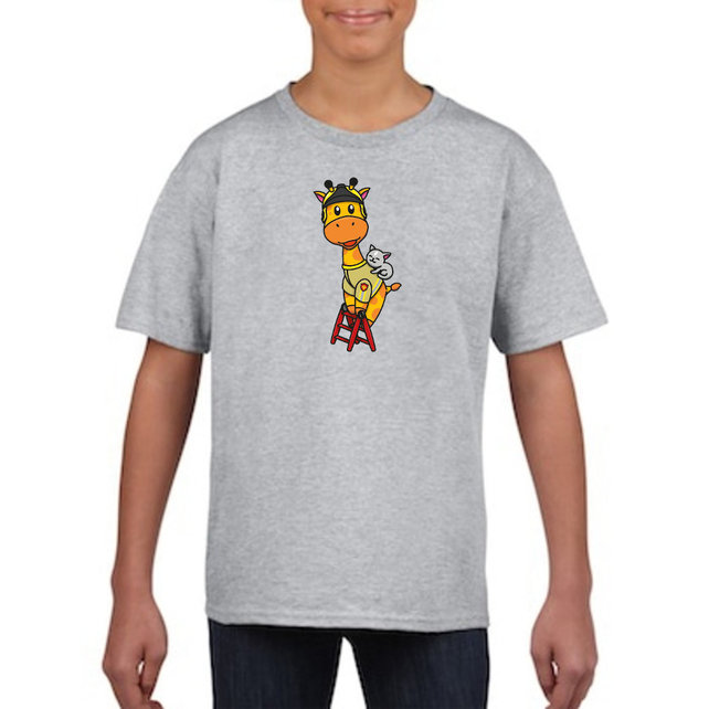 T-shirt kind brandweer giraffe