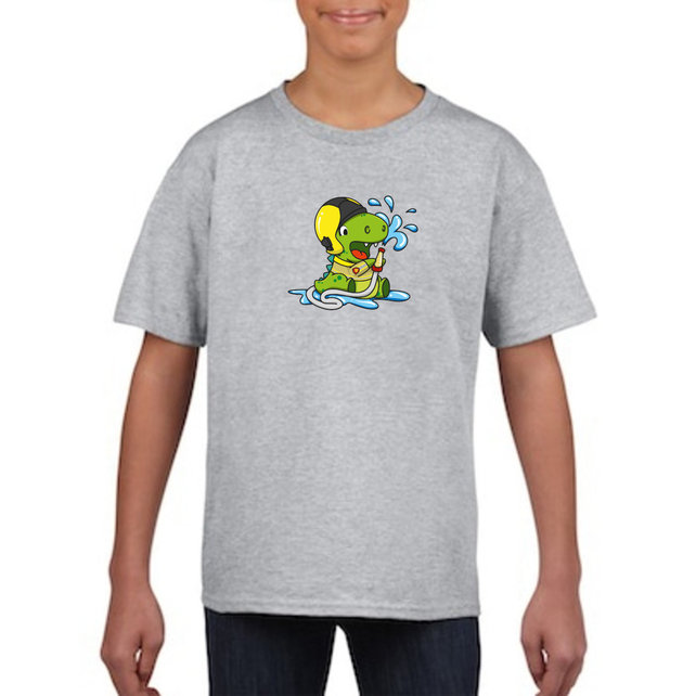 T-shirt kind brandweer dinosaurus T-shirt kind brandweer dinosaurus