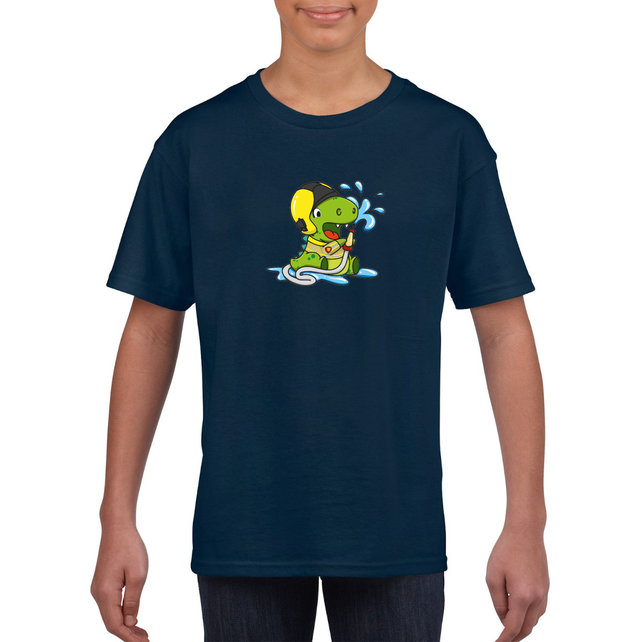 T-shirt kind brandweer dinosaurus T-shirt kind brandweer dinosaurus