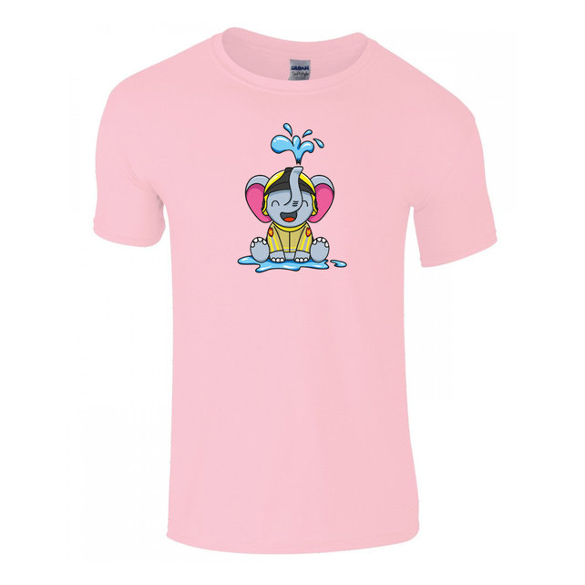 T-shirt child fire brigade elephant
