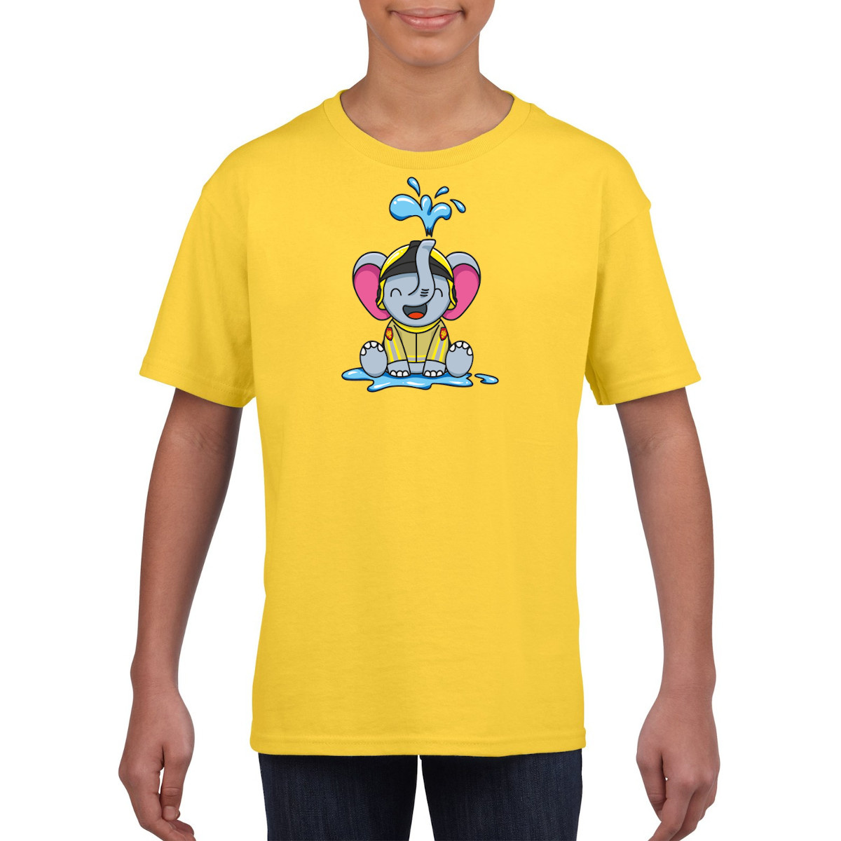 paling Overblijvend Humanistisch Kinder T-shirt brandweer olifant - Uniek brandweer cadeau