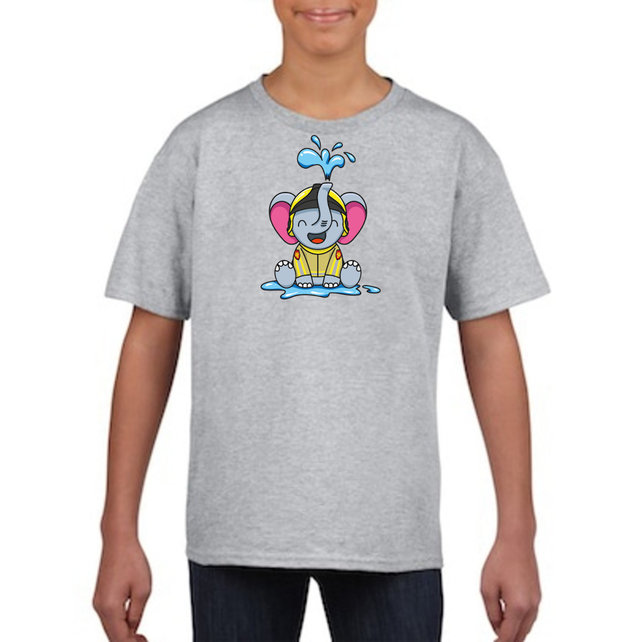 T-shirt child fire brigade elephant