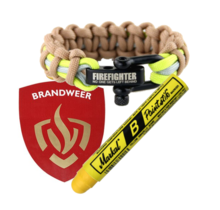 Firefighter Paracord + Markal Paintstik + Fire Department Sticker