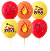 Brandweer ballonnen 10 stuks