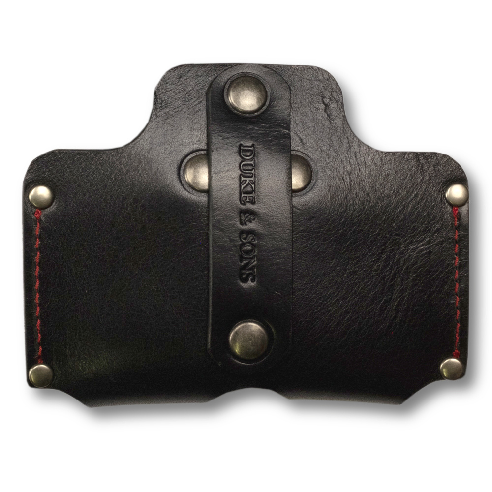 Pager holder - PreCom P2 - Handmade leather pager holder - Firebrigade