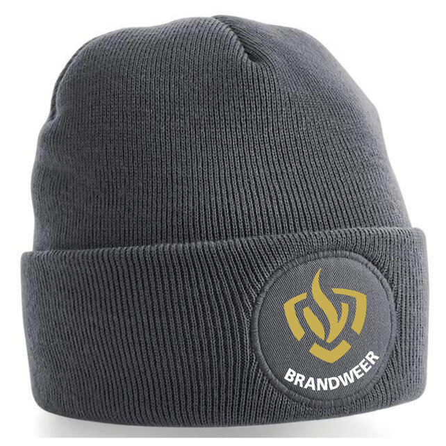Brandweer muts met ronde patch