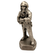 Fireman figurine silver