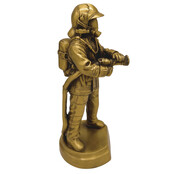 Fireman figurine bronze Fireman figurine bronze
