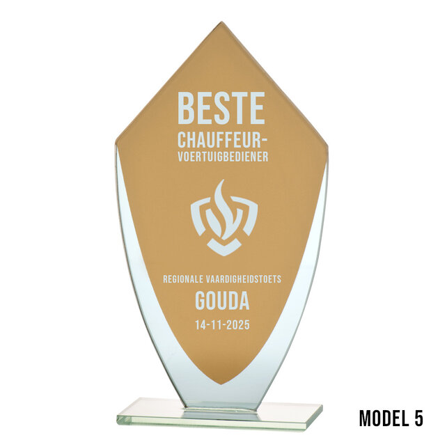 Glass Award Skills test